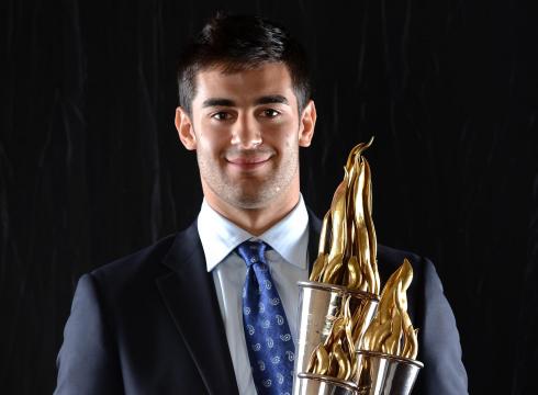 Max Pacioretty With The Masterton Trophy In 2012