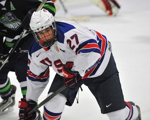 Colin White of the USNTDP [photo: Tom Sorensen]