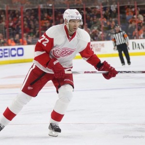 Erik Cole of the Detroit Red Wings.