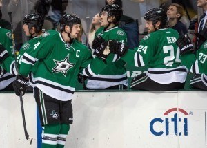 Benn finished with a career high in goals (35) and assists (52) en route to capturing the Art Ross trophy in 2014-15. (Jerome Miron-USA TODAY Sports)