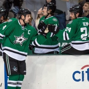 Jamie Benn and the Dallas Stars currently lead the NHL with 229 goals this season. (Jerome Miron-USA TODAY Sports)