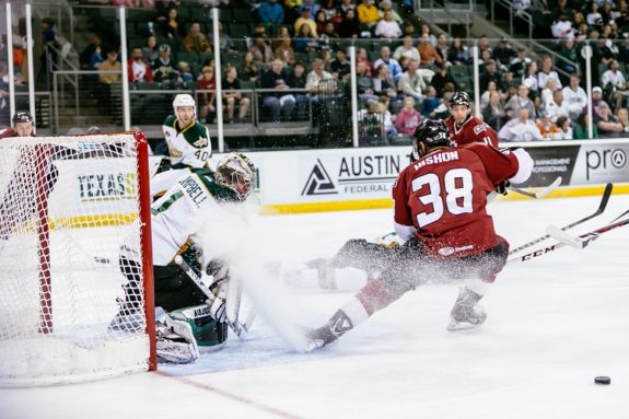 The early days of the Monsters didn't have much to celebrate. (Michael Connell/Texas Stars Hockey)