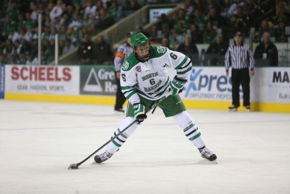 UND Defenseman Paul Ladue (UND Athletics) 