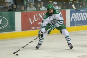 UND forward Nick Schmaltz (Peter Bottini, UND Athletics) 