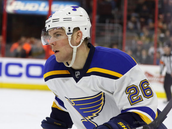 Paul Stastny was signed by the Blues on July 1, 2014. (Amy Irvin / The Hockey Writers)