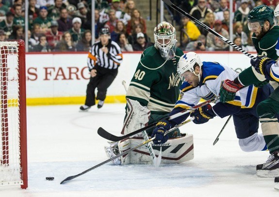 Backes scored in Game 4 against the Wild (Brace Hemmelgarn-USA TODAY Sports)