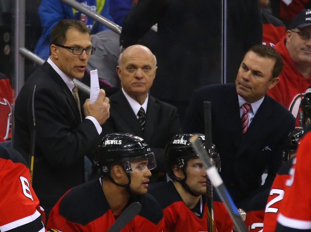 who is the coach of the new jersey devils