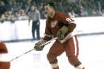 Gordie Howe of the Detroit Red Wings