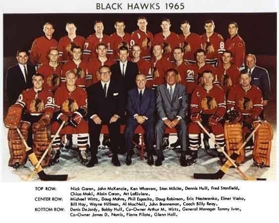 50 Years Ago In Hockey - 64-65 Post-Mortem: Black Hawks - The Hockey ...