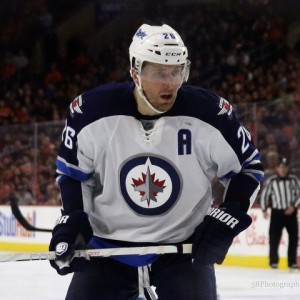 Blake Wheeler of the Winnipeg Jets [photo: Amy Irvin]