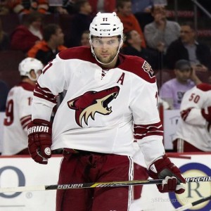 Martin Hanzal of the Arizona Coyotes [photo: Amy Irvin]