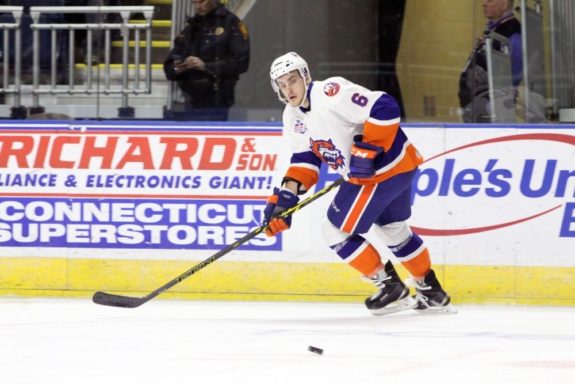 Ryan Pulock Bridgeport Sound Tigers