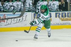 UND Defenseman Gage Ausmus (Eric Classen/UND Athletics) 