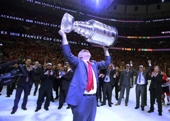 Joel Quenneville just captured his third Stanley Cup. (Dennis Wierzbicki-USA TODAY Sports)