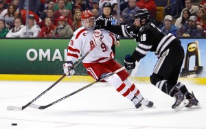 Anthony Florentino continues to hone his physical game while becoming a better skilled player on the ice. (Winslow Townson-USA TODAY Sports)