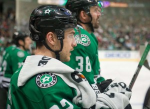 Stars forward Colton Sceviour