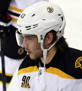 "Matt Bartkowski - Boston Bruins" by Lisa Gansky - Flickr: IMG_1793. Licensed under CC BY-SA 2.0 via Wikimedia Commons