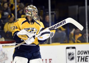 Pekka Rinne and the Predators start the season strong despite tough schedule (Christopher Hanewinckel-USA TODAY Sports)