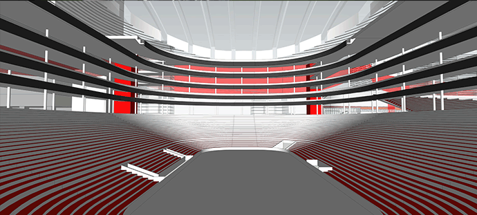 A potential 3D rendering of the proposed new home of the Calgary Flames. (Photo: CalgaryNEXT)