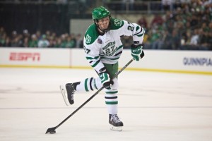 UND forward Luke Johnson (Peter Bottini / UND Athletics) 