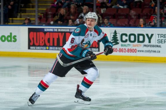 Kaedan Korczak Kelowna Rockets