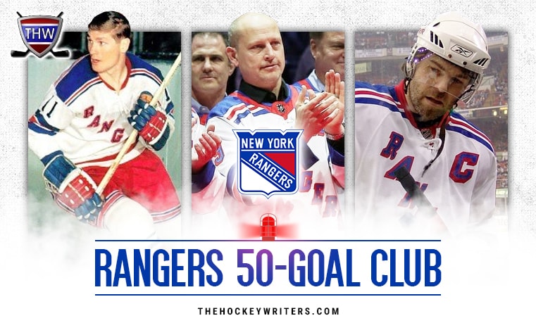 New York Rangers' 50-Goal Scorers