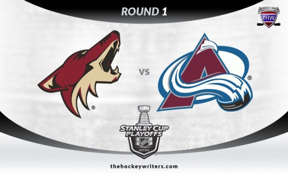 2020 Stanley Cup Playoffs Round 1 Colorado Avalanche vs Arizona Coyotes