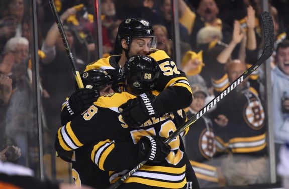 Acciari Kuraly Schaller Bruins