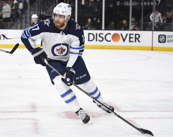 Winnipeg Jets center Adam Lowry