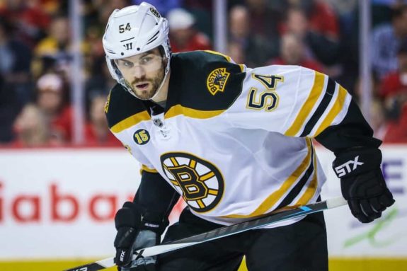 Boston Bruins defenseman Adam McQuaid