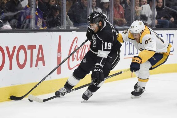 Los Angeles Kings center Alex Iafallo