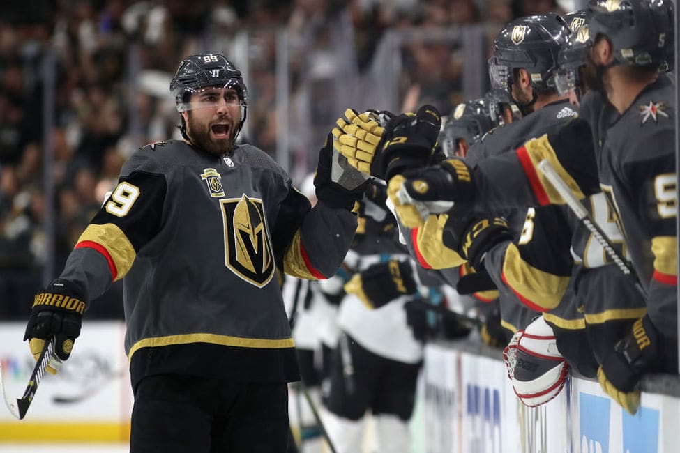 Alex Tuch, #89 of the Vegas Golden Knights