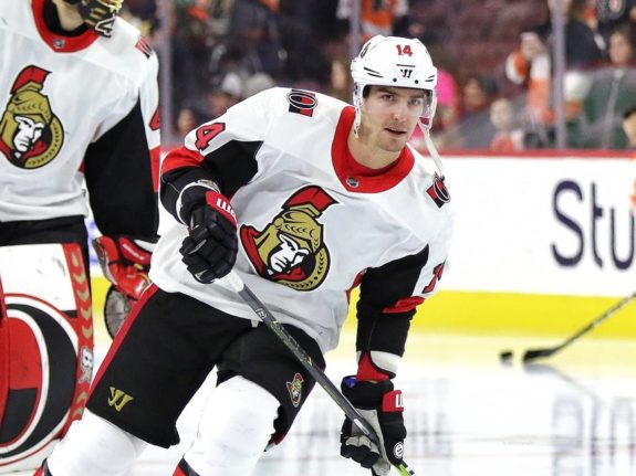 Alexandre Burrows #14, Ottawa Senators