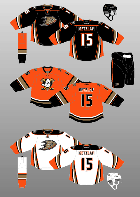 Anaheim Ducks Jersey History