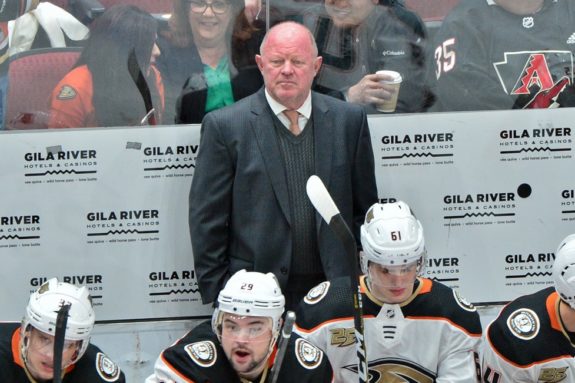 Anaheim Ducks interim head coach and general manager Bob Murray