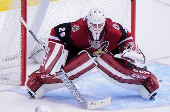 Anders Lindback (Matt Kartozian-USA TODAY Sports)