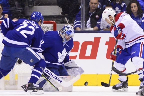 Toronto Maple Leafs Frederik Andersen Montreal Canadiens Andrew Shaw