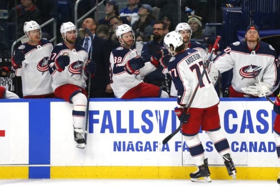 Columbus Blue Jackets Josh Anderson