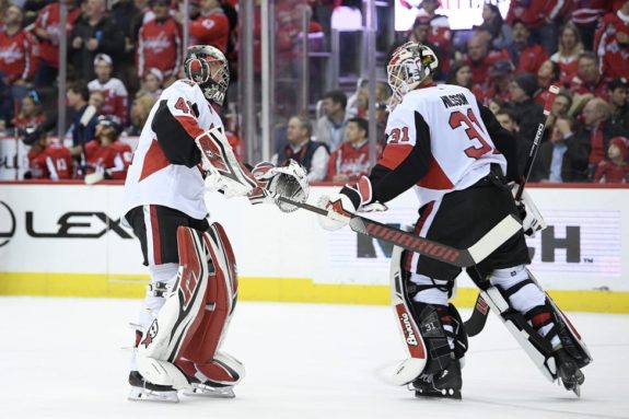 Ottawa Senators Anders Nilsson Craig Anderson