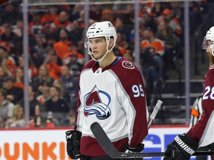 Andre Burakovsky will wear number 95 with the Colorado Avalanche