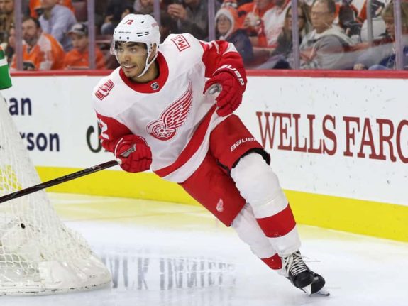 Andreas Athanasiou of the Detroit Red Wings