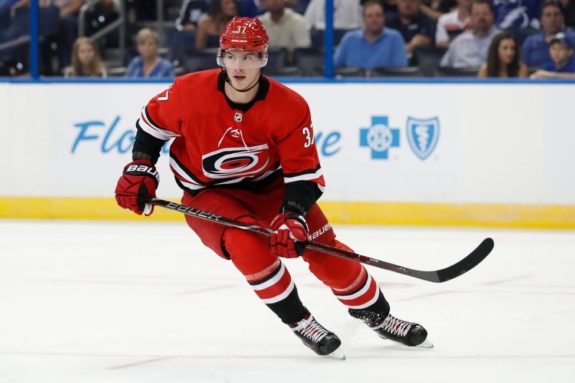 Hurricanes right wing Andrei Svechnikov