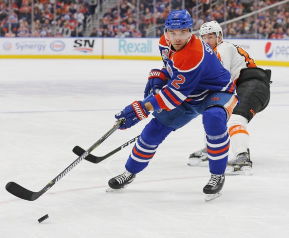 Oilers defensemen Andrej Sekera