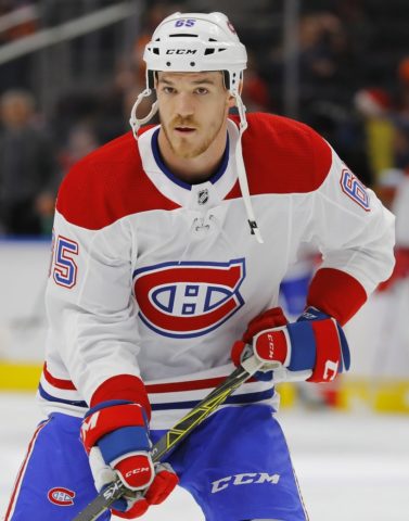 Canadiens forward Andrew Shaw