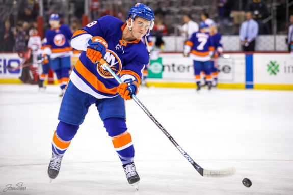 Could Anthony Beauvillier be on the move this offseason? New York Islanders (Jess Starr/The Hockey Writers)