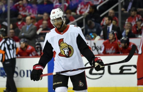 Senators left wing Anthony Duclair