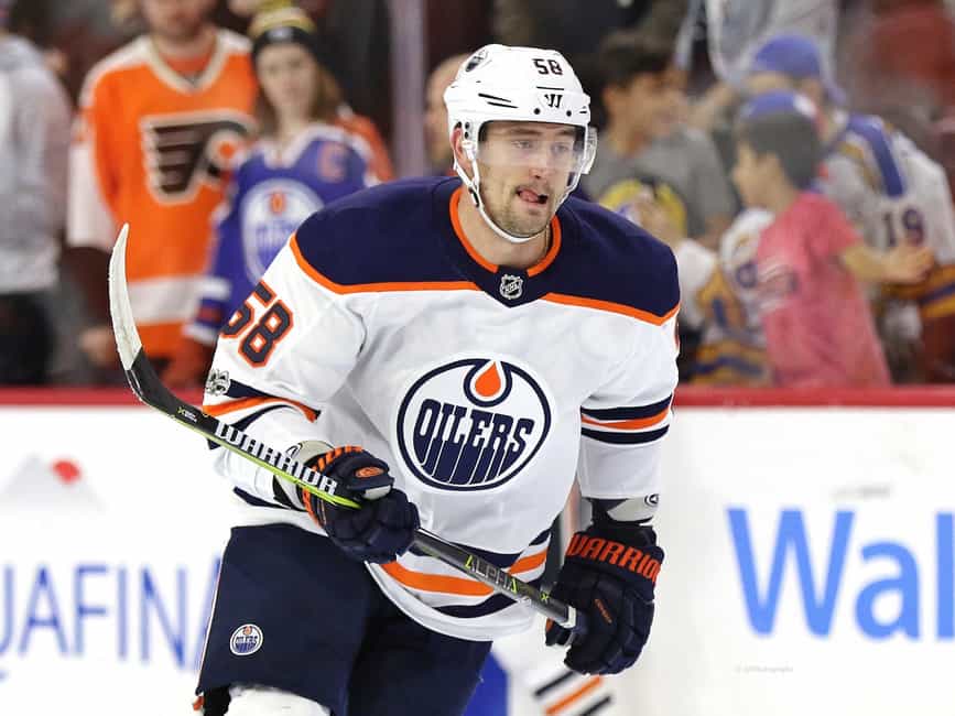 Anton Slepyshev enjoying a longer leash with Edmonton Oilers