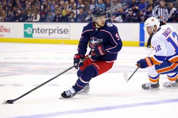 Columbus Blue Jackets left wing Artemi Panarin