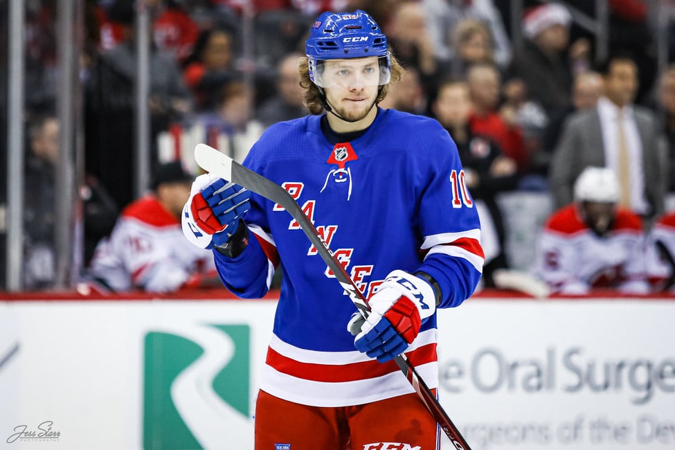 Artemi Panarin hits the ice with his new look : r/hockey