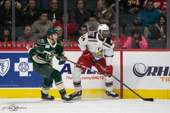 Josh Atkinson Minnesota Wild Givani Smith Grand Rapids Griffins